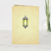 Antiek Arabisch stromende lantaarns moslimhuwelijk (Achterkant)