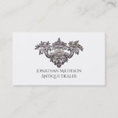 Antiek Architectural Ornament Antiek Dealer Visitekaartje (Voorkant)
