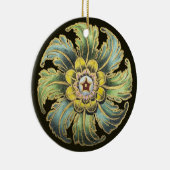 Antiek architecturale rozet nr. 1 keramisch ornament (Rechts)