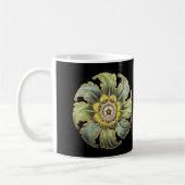 Antiek architecturale rozet nr. 1 koffiemok (Links)