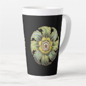 Antiek architecturale rozet nr. 1 latte mok (Rechterhoek)