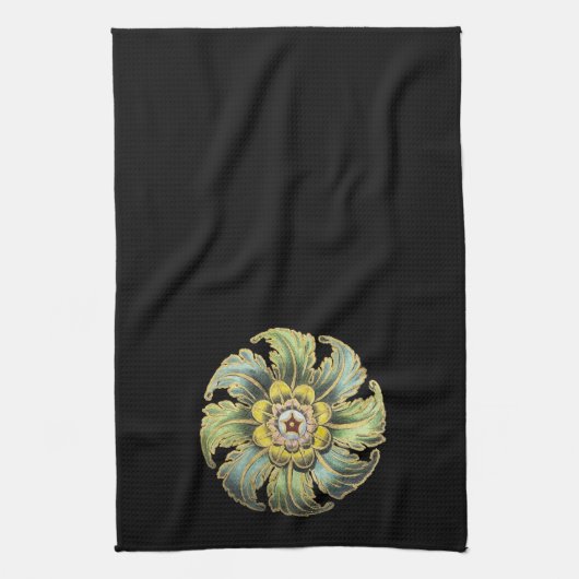 Antiek architecturale rozet nr. 1 theedoek (Verticaal)