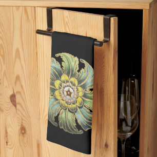 Antiek architecturale rozet nr. 1 theedoek