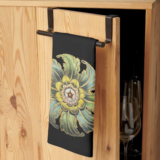 Antiek architecturale rozet nr. 1 theedoek (Derde Gevouwen)