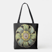 Antiek architecturale rozet nr. 1 tote bag (Achterkant)