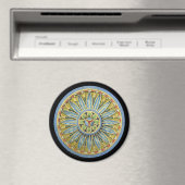 Antiek architecturale rozet nr. 2 magneet (Insitu (Vaatwasser))