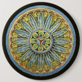 Antiek architecturale rozet nr. 2 ronde button 6,0 cm (Voorkant)