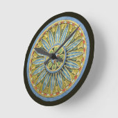 Antiek architecturale rozet nr. 2 ronde klok (Hoek)