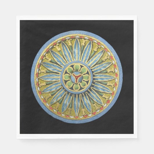 Antiek architecturale rozet nr. 2 servet (Voorkant)