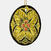 Antiek architecturale rozet nr. 3 keramisch ornament (Rechts)