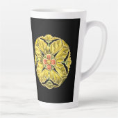 Antiek architecturale rozet nr. 3 latte mok (Rechts)