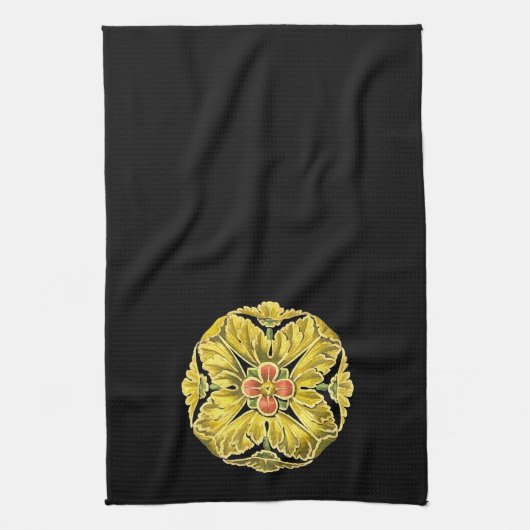 Antiek architecturale rozet nr. 3 theedoek (Verticaal)