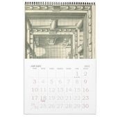 Antiek architectuur uit het tijdperk van de renais kalender (Jan 2027)