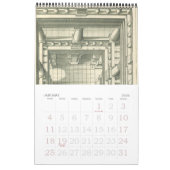 Antiek architectuur uit het tijdperk van de renais kalender (Jan 2026)