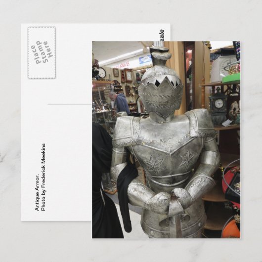 Antiek Armor Briefkaart (Voorkant / Achterkant)