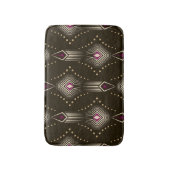 Antiek Art Deco geometrisch Ornament Badmat (Voorkant Verticaal)