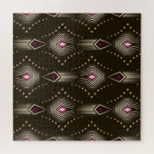 Antiek Art Deco geometrisch Ornament Legpuzzel (Horizontaal)