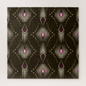 Antiek Art Deco geometrisch Ornament Legpuzzel (Verticaal)