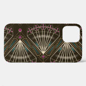 Antiek art deco, geometrisch patroon Case-Mate iPhone case (Achterkant (horizontaal))