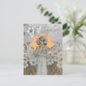  Antiek Art Deco Lady: denken aan jou Briefkaart (Staand voorkant)