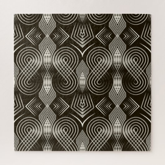 Antiek Art Deco Naadloos Ornament Legpuzzel (Verticaal)