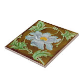 Antiek Art Nouveau Majolica Faux Repro Tegeltje (Zijkant)