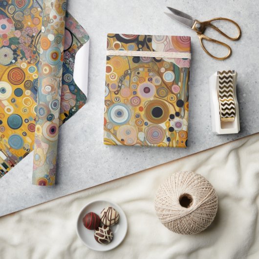 Antiek Art Nouveau stijl Fine Art Floral Painting Cadeaupapier (Crafts)