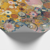 Antiek Art Nouveau stijl Fine Art Floral Painting Cadeaupapier (Hoek)