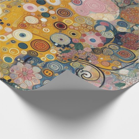 Antiek Art Nouveau stijl Fine Art Floral Painting Cadeaupapier