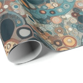 Antiek Art Nouveau stijl Fine Art Floral Painting Cadeaupapier (Rol Hoek)