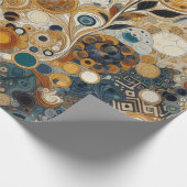 Antiek Art Nouveau stijl Fine Art Floral Painting Cadeaupapier (Hoek)