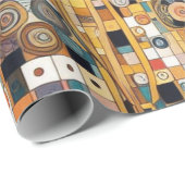 Antiek Art Nouveau stijl Fine Art Floral Painting Cadeaupapier (Rol Hoek)