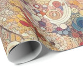 Antiek Art Nouveau stijl Fine Art Floral Painting Cadeaupapier (Rol Hoek)