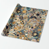 Antiek Art Nouveau stijl Fine Art Floral Painting Cadeaupapier (Uitgerold)