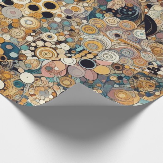 Antiek Art Nouveau stijl Fine Art Floral Painting Cadeaupapier (Hoek)