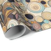 Antiek Art Nouveau stijl Fine Art Floral Painting Cadeaupapier (Rol Hoek)