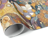 Antiek Art Nouveau stijl Fine Art Floral Painting Cadeaupapier (Rol Hoek)