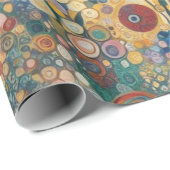 Antiek Art Nouveau stijl Fine Art Floral Painting Cadeaupapier (Rol Hoek)