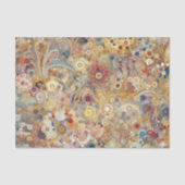 Antiek Art Nouveau stijl Fine Art Floral Painting Tissuepapier (Voorkant)