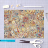 Antiek Art Nouveau stijl Fine Art Floral Painting Tissuepapier (Craft)