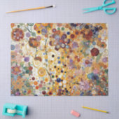 Antiek Art Nouveau stijl Fine Art Floral Painting Tissuepapier (Craft)