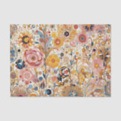 Antiek Art Nouveau stijl Fine Art Floral Painting Tissuepapier (Voorkant)