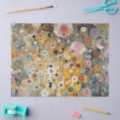 Antiek Art Nouveau stijl Fine Art Floral Painting Tissuepapier (Craft)