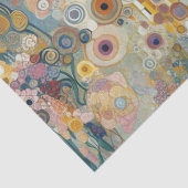 Antiek Art Nouveau stijl Fine Art Floral Painting Tissuepapier (Detail)