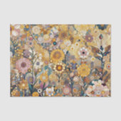 Antiek Art Nouveau stijl Fine Art Floral Painting Tissuepapier (Voorkant)