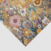 Antiek Art Nouveau stijl Fine Art Floral Painting Tissuepapier (Detail)