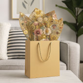 Antiek Art Nouveau stijl Fine Art Floral Painting Tissuepapier