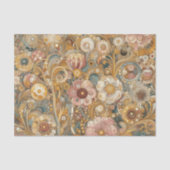 Antiek Art Nouveau stijl Fine Art Floral Painting Tissuepapier (Voorkant)