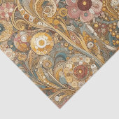 Antiek Art Nouveau stijl Fine Art Floral Painting Tissuepapier (Detail)