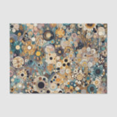 Antiek Art Nouveau stijl Fine Art Floral Painting Tissuepapier (Voorkant)